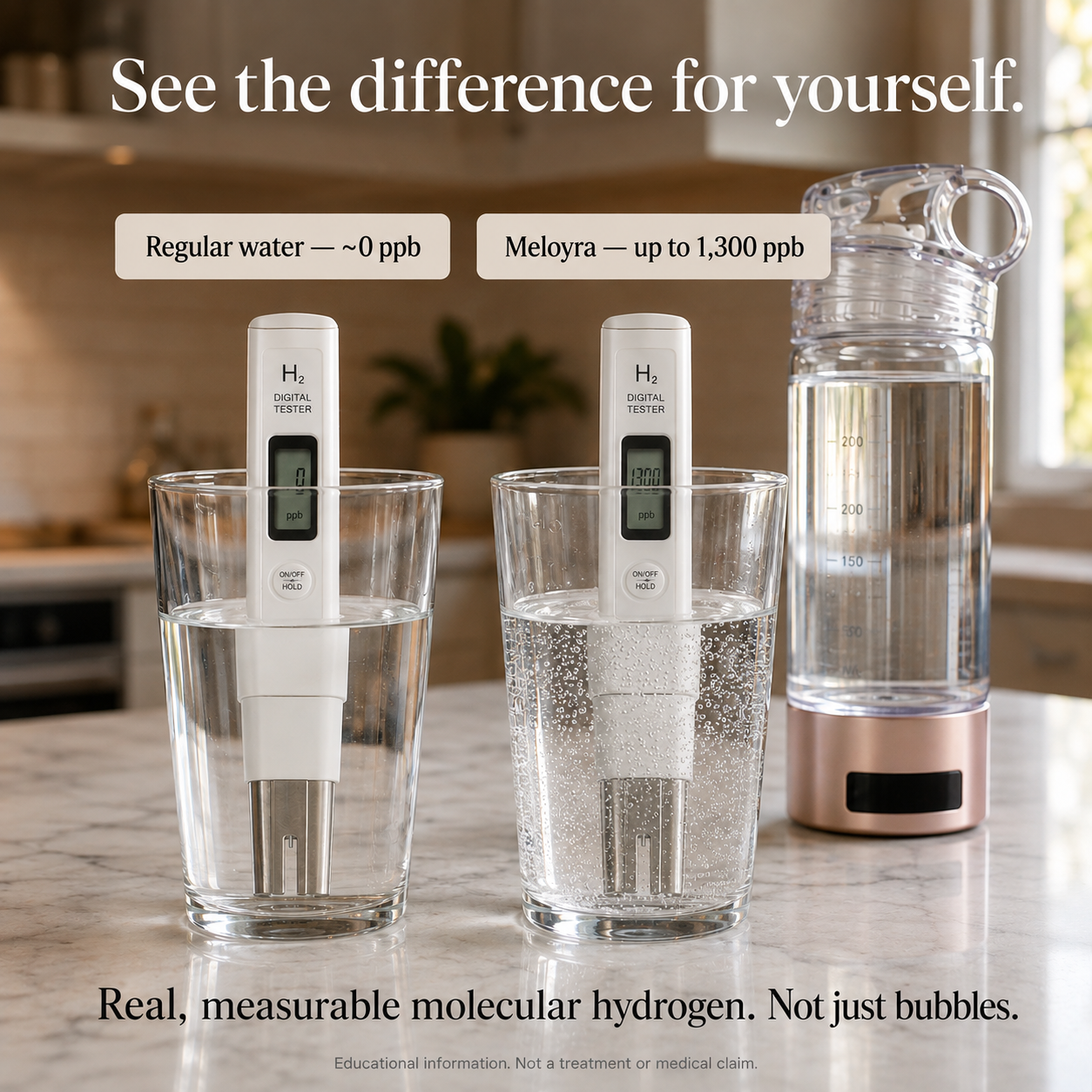 Meloyra Hydrogen Water Bottle