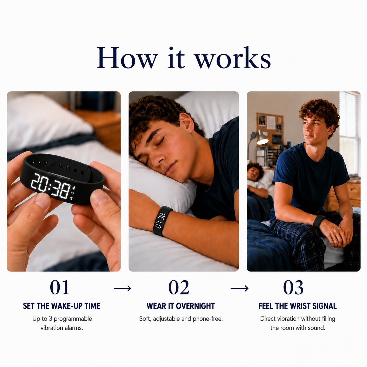 Dormy™ Silent Wake-Up Band